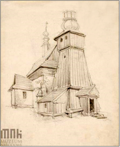 Rysunek Wyspiańskiego